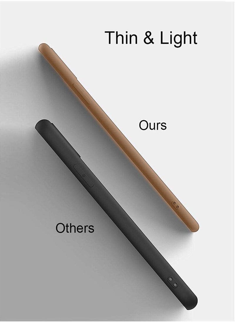 CHAPPELINE - Soft Silicone Fabric Texture Card Holder Case Cover For Xiaomi Redmi A3 4G 2024 Brown - Image 1