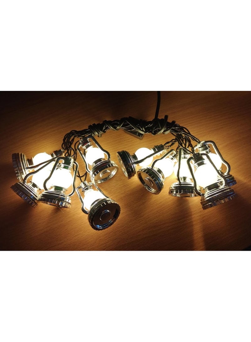 Generic 6m gold lantern rope with crystal ball - Image 1