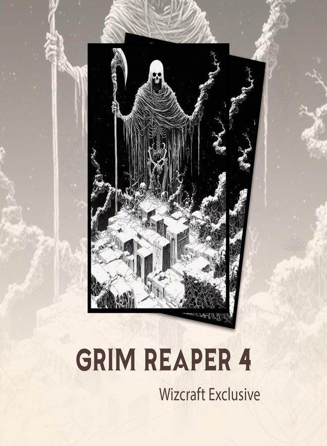 Paramint Grim Reaper 4 MTG Card Sleeves (Smooth) - 104 Count Standard Size TCG Sleeves - Compatible with Magic The Gathering - Double Sleeving - Original Art Design, Premium Protection - Image 2