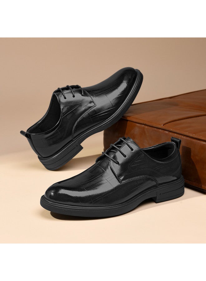 سيبتولفز 【top Grain Leather】 أحذية دربي رجالية جديدة للخريف، أحذية جلدية رجالية رسمية أنيقة للملابس الرسمية ذات ملمس رائع - Image 3