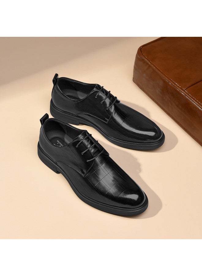 سيبتولفز 【top Grain Leather】 أحذية دربي رجالية جديدة للخريف، أحذية جلدية رجالية رسمية أنيقة للملابس الرسمية ذات ملمس رائع - Image 4