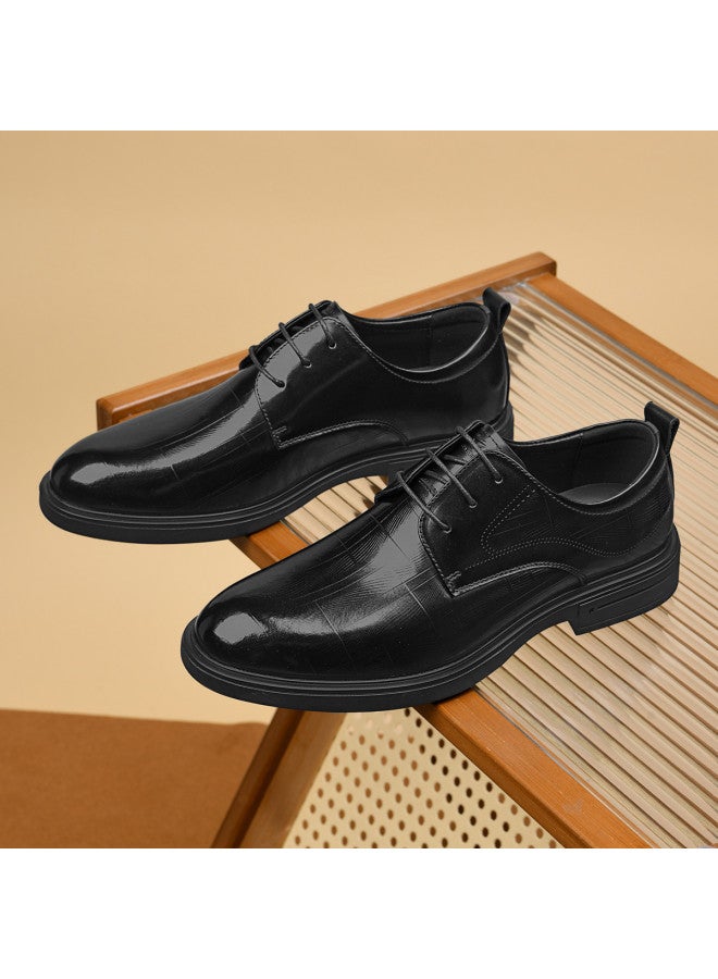 سيبتولفز 【top Grain Leather】 أحذية دربي رجالية جديدة للخريف، أحذية جلدية رجالية رسمية أنيقة للملابس الرسمية ذات ملمس رائع - Image 5