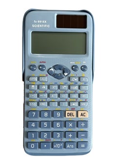 ماركة غير محددة آلات حاسبة علمية قياسية طراز Fx-991EX باللون الأزرق والرمادي  - Image 2