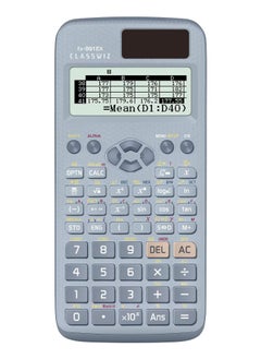 ماركة غير محددة آلات حاسبة علمية قياسية طراز Fx-991EX باللون الأزرق والرمادي  - Image 1