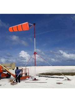 Qishi Airport Windsock Rip-Stop Outdoor Rainbow Wind Measurement Sock Bag with Reflective Belt 30 40 60 30  - Image 4
