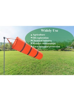 Qishi Airport Windsock Rip-Stop Outdoor Rainbow Wind Measurement Sock Bag with Reflective Belt 30 40 60 30  - Image 3