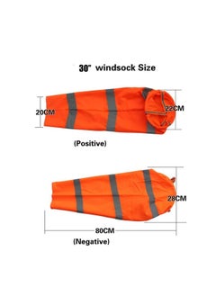 Qishi Airport Windsock Rip-Stop Outdoor Rainbow Wind Measurement Sock Bag with Reflective Belt 30 40 60 30  - Image 2
