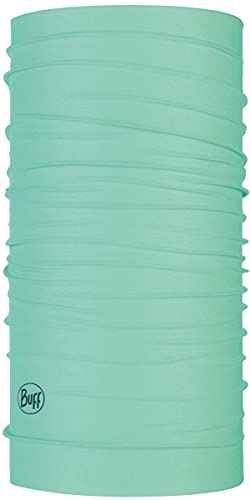 BUFF CoolNet UV Neck Gaiter – Solid Colors, UPF 50 Sun Protection, Breathable Cooling Face Mask & Headwear, 12+ Ways to Wear, Quick Dry, Polygiene & HeiQ Fresh Tech, Recycled Polyester, Pool, Adult Size - Image 1