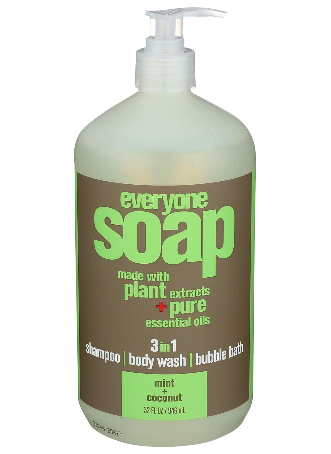 EO - EO Products Natural Everyone Hand Soap Liquid Mint and Coconut 32 Ounce - Image 1