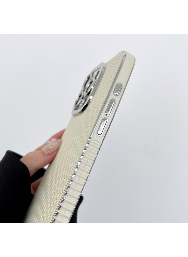 اس-توب جراب لهاتف iPhone 16 Pro Max مصنوع من مادة TPU ذات حواف فضية مطلية بالكهرباء - Image 3