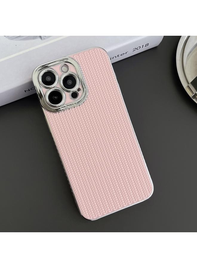 اس-توب جراب لهاتف iPhone 16 Pro Max مصنوع من مادة TPU ذات حواف فضية مطلية بالكهرباء - Image 2