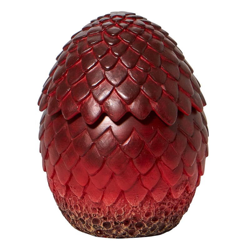 Department 56 Game of Thrones Drogons Egg Keepsake Holder Trinket Box 492 Inch Red