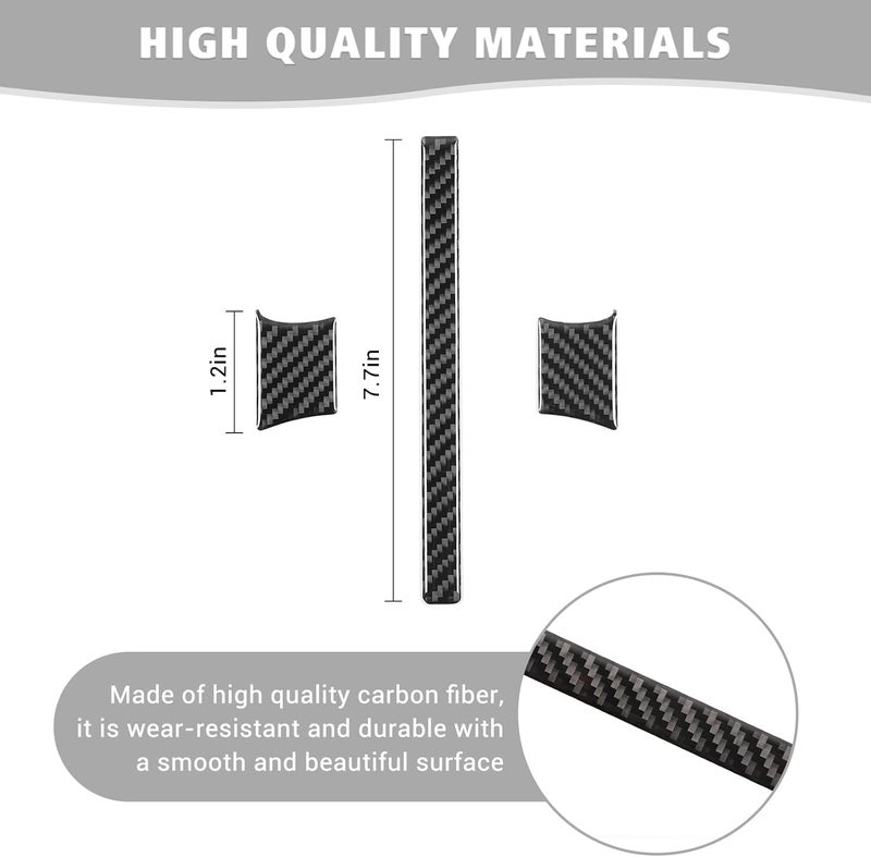 Jimen غطاء مقبض نقل الحركة من ألياف الكربون لجيمين لفورد F150 - Image 3