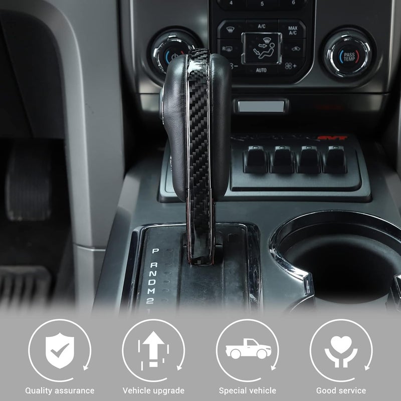 Jimen غطاء مقبض نقل الحركة من ألياف الكربون لجيمين لفورد F150 - Image 4