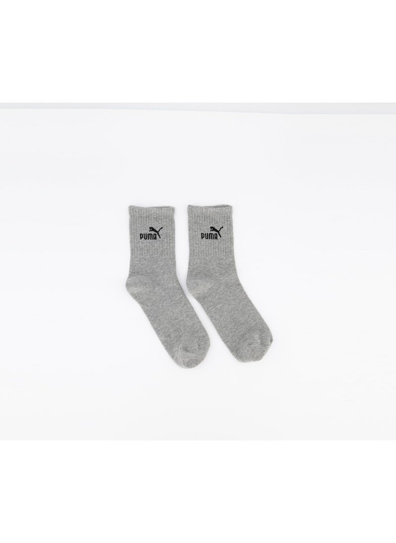 PUMA One Pair Sport Short Socks, Drizzle Melange 