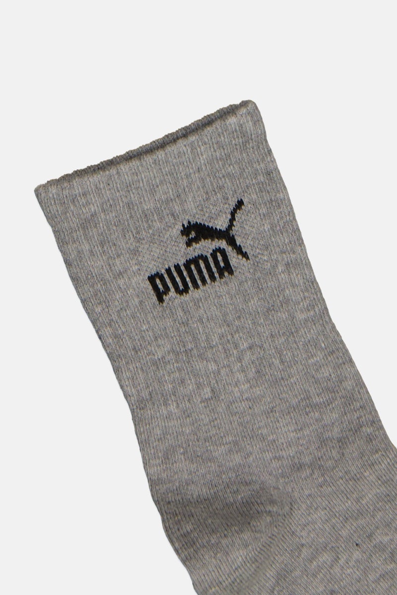 PUMA Men 1 Pair Sport Short Socks, Drizzle Melange - Image 3