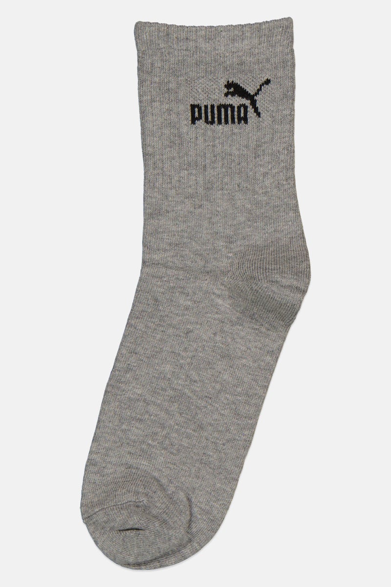 PUMA Men 1 Pair Sport Short Socks, Drizzle Melange - Image 1