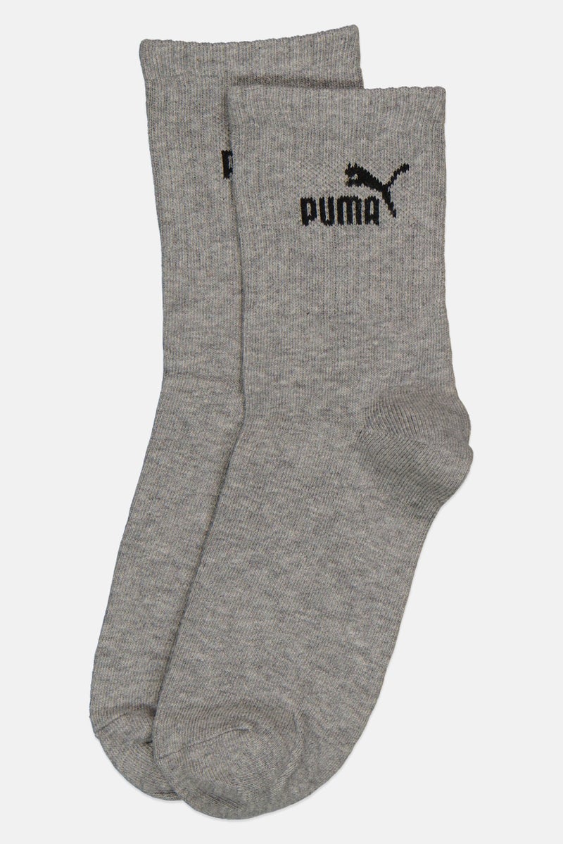 PUMA Men 1 Pair Sport Short Socks, Drizzle Melange - Image 2