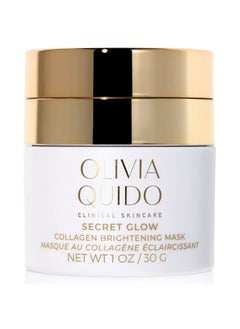 OLIVIA QUIDO Clinical Skin Care Secret Glow |Anti-Aging Collagen White Mask | Brightening Night Cream For Face And Neck| Intense Brightening Glutathione Formula Smoothens For Dewy & Glowing Complexion  - Image 1