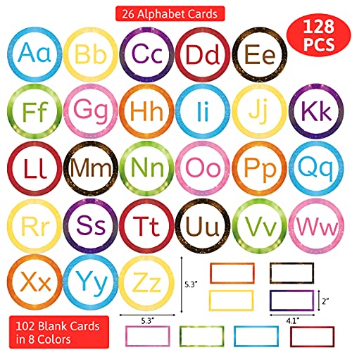 Fancy Land Word Wall Bulletin Board Set Alphabet Classroom Decoration 128 Pcs - Image 2