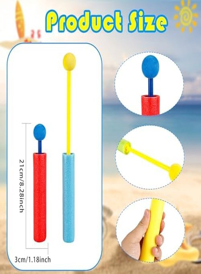 Feradny 20 Pack Foam Water Blaster Soaker Guns Colorful Water Guns Shaft Squirt Guns for Kids Swimming Pool Beach Outdoor Water Activities - Image 2