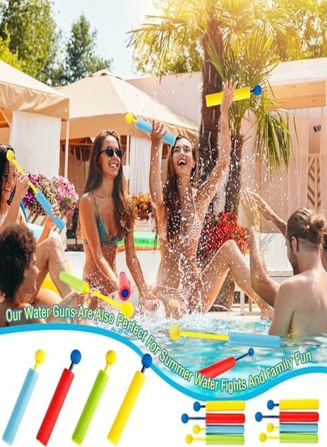 Feradny 20 Pack Foam Water Blaster Soaker Guns Colorful Water Guns Shaft Squirt Guns for Kids Swimming Pool Beach Outdoor Water Activities - Image 3