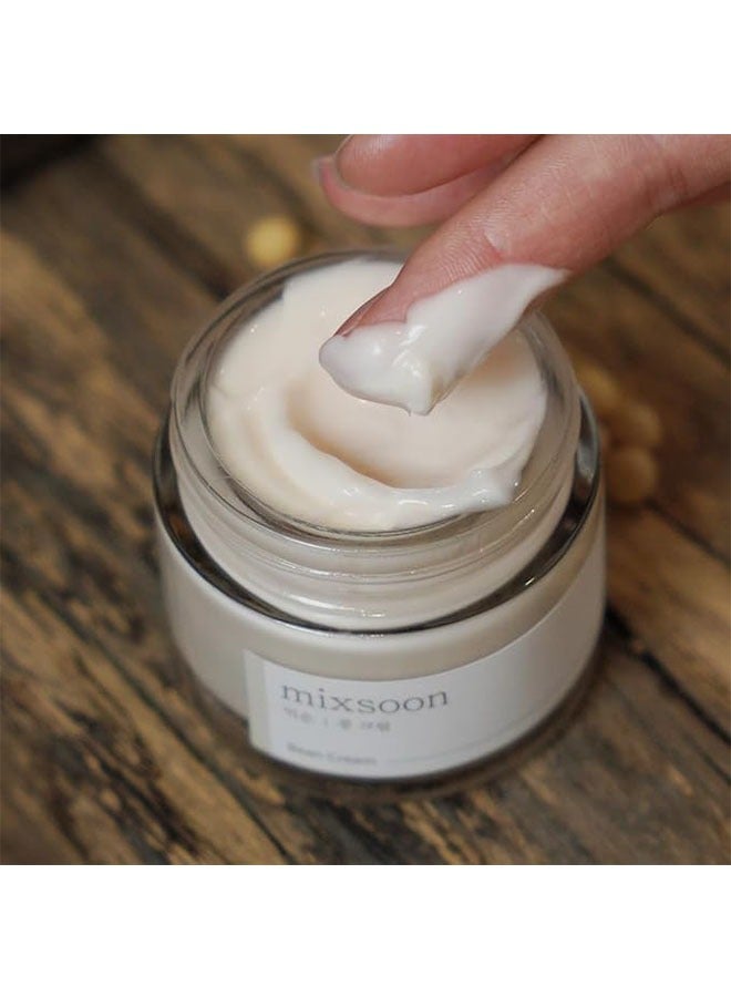 mixsoon Bean Cream 50ml, Soy Seed Cream, Soy Extract and Rich Nutrients for Deep Hydration and Care that Tightens Pores and Regulates Sebum Production - Image 2