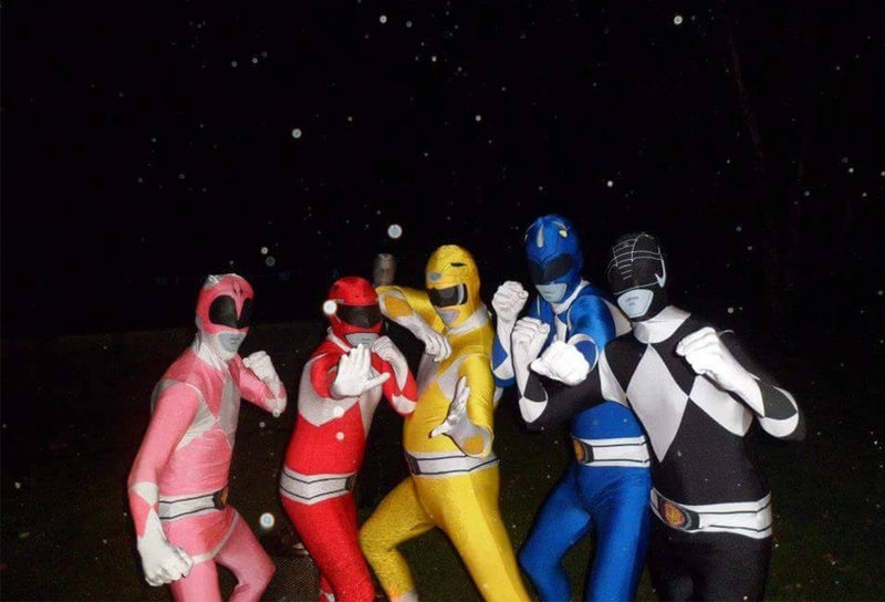 Morphsuits Men's Power Rangers, Black, Large - Image 5