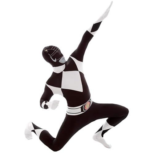 Morphsuits Men's Power Rangers, Black, Large - Image 2