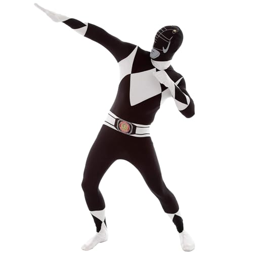 Morphsuits Men's Power Rangers, Black, Large - Image 1