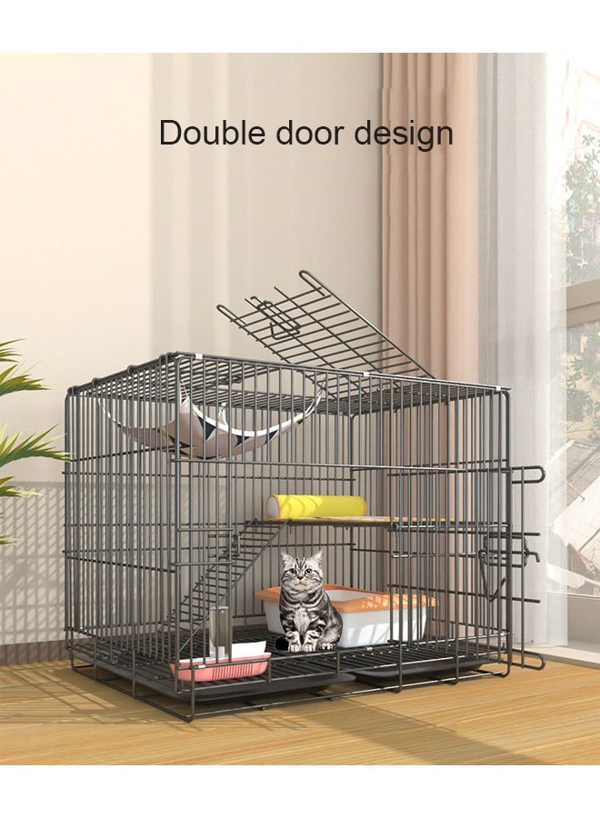 NKX Double Layer Folding Luxury Pet Cage - Image 2