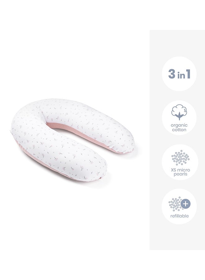 Doomoo Soft And Stylish Buddy Flower Pink Baby Support Cushion - Image 2