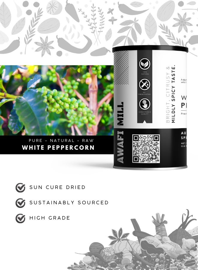 أباميك حبوب الفلفل الأبيض الكاملة من مطحنة أوافي - عنصر أساسي في الطهي لإعداد أشهى الأطباق - حرارة خفيفة ونكهة مميزة - إضافة متعددة الاستخدامات لمطبخك - 500 غرام | 17.6 أونصة - Image 3