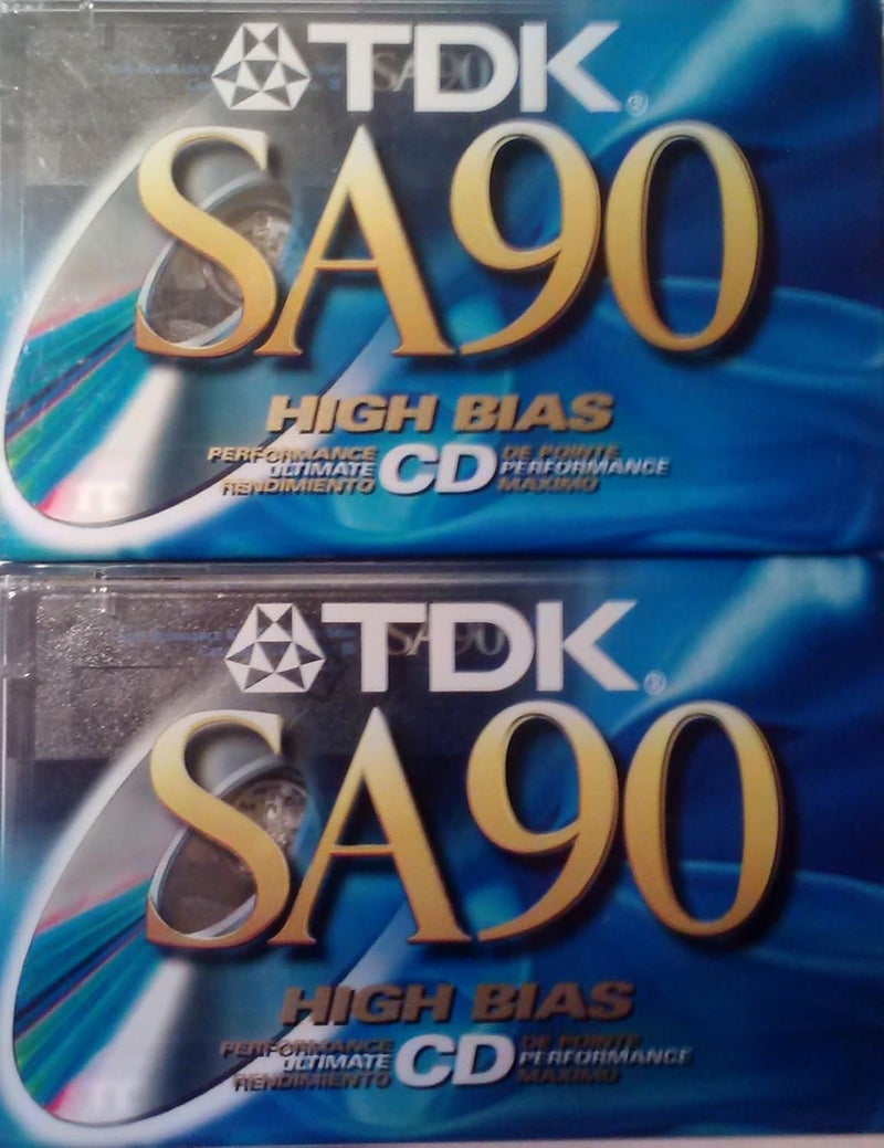 TDK SA90 High Bias Tape - 2 Pack - Image 1