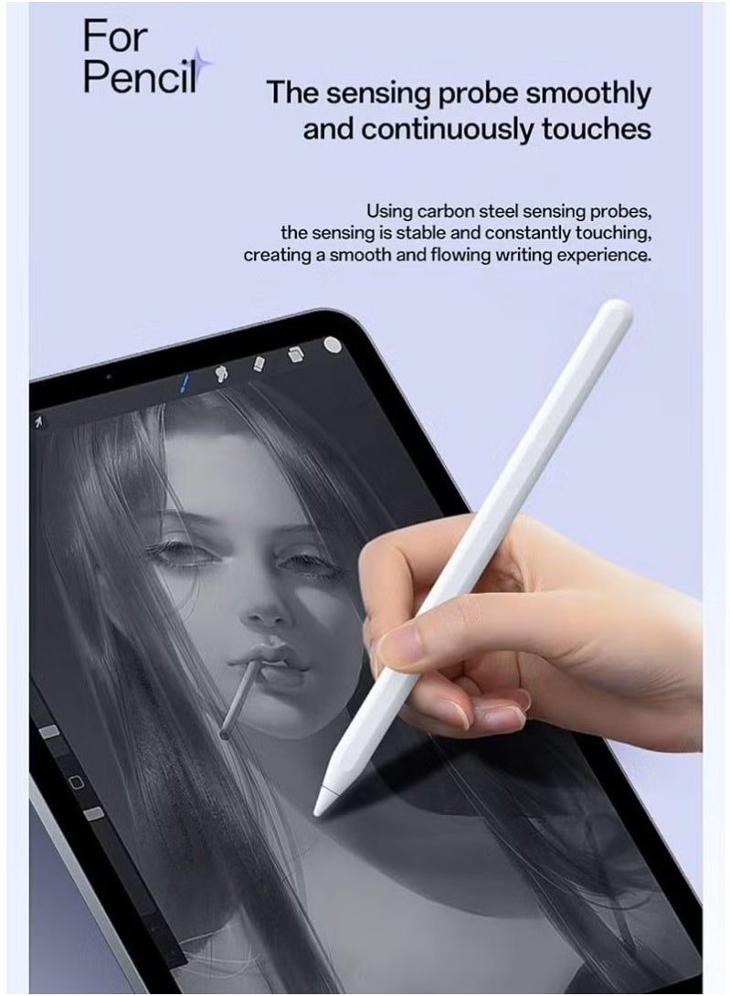 أروى ترقية إبرة من نوع الدقة قلم رصاص نصائح استبدال ل أبل قلم رصاص برو / 1 جنرال / 2 جنرال / أوسب-ج / متوافق مع لوجيتك تلوين وأقلام الرصاص الرقمية / مع حقيبة للتخزين / صالح باد برو - Image 2