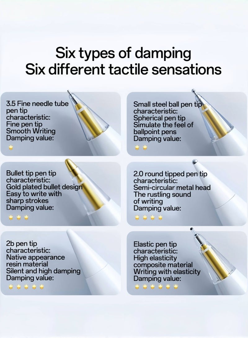 أروى ترقية إبرة من نوع الدقة قلم رصاص نصائح استبدال ل أبل قلم رصاص برو / 1 جنرال / 2 جنرال / أوسب-ج / متوافق مع لوجيتك تلوين وأقلام الرصاص الرقمية / مع حقيبة للتخزين / صالح باد برو - Image 4