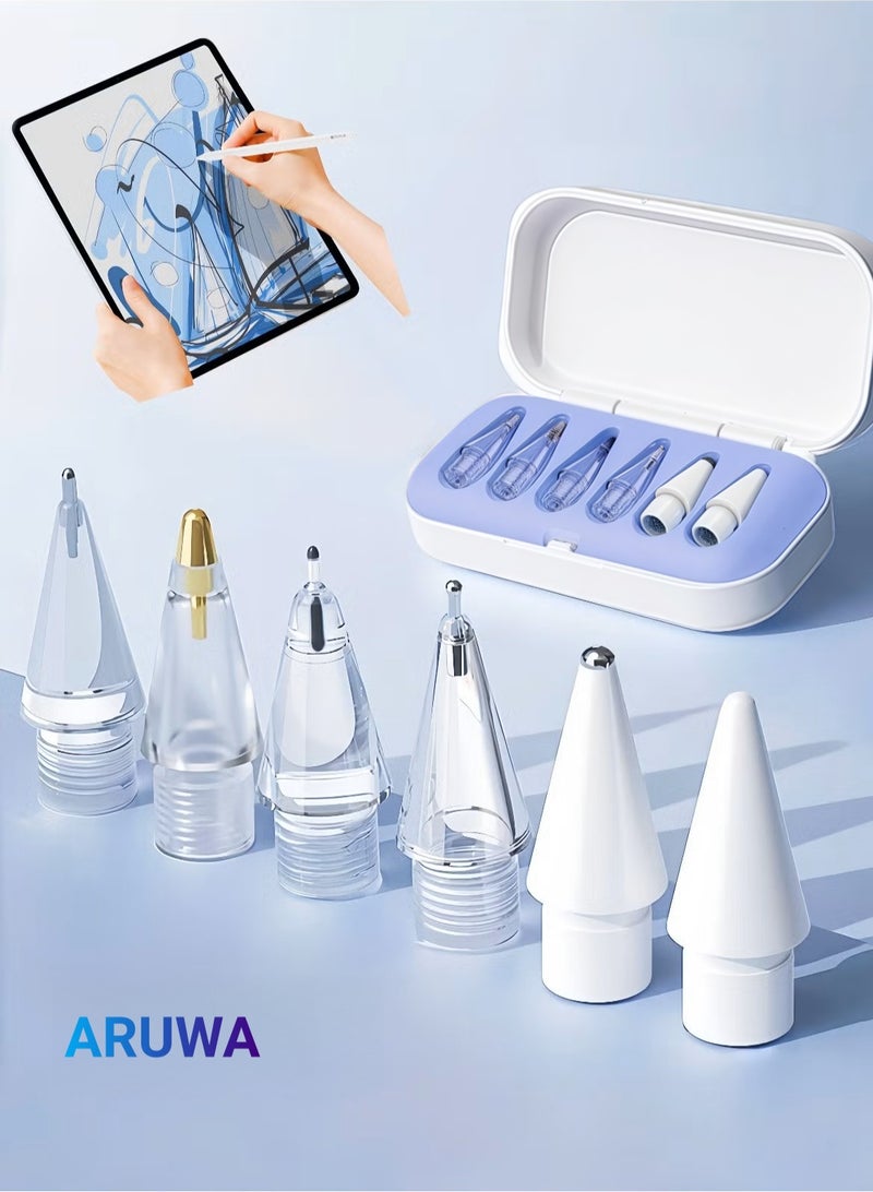 أروى ترقية إبرة من نوع الدقة قلم رصاص نصائح استبدال ل أبل قلم رصاص برو / 1 جنرال / 2 جنرال / أوسب-ج / متوافق مع لوجيتك تلوين وأقلام الرصاص الرقمية / مع حقيبة للتخزين / صالح باد برو - Image 1