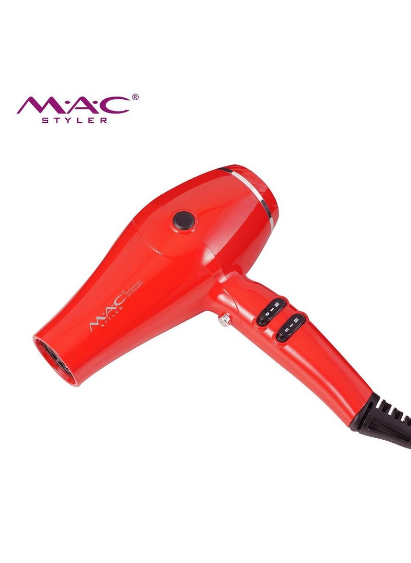 Mac Styler MAC Styler MC-6900 Professional Hair Dryer – 2200W Power, Advanced Ionization, Fast Drying & Smooth Results  - Image 2