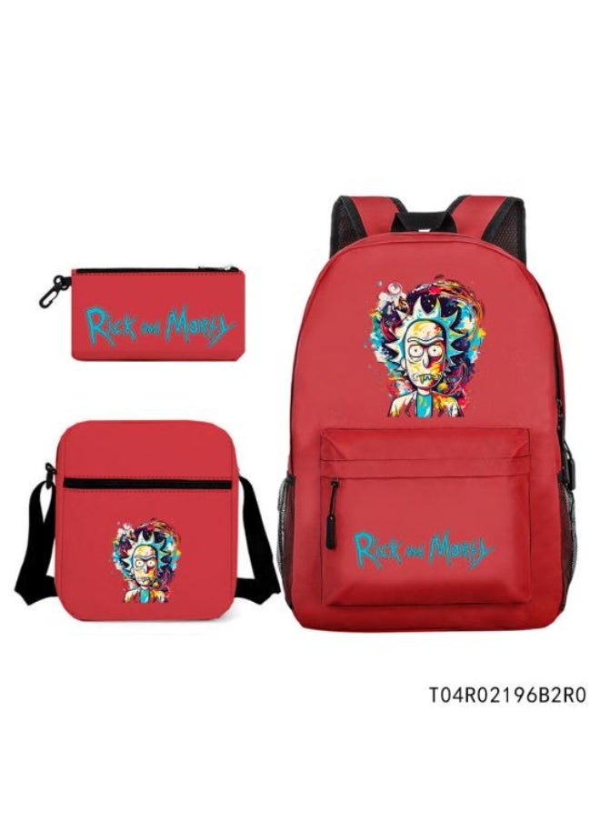 Generic Anime-style exquisite backpack combination, full of design sense, diverse storage and super practical - 696  - Image 1