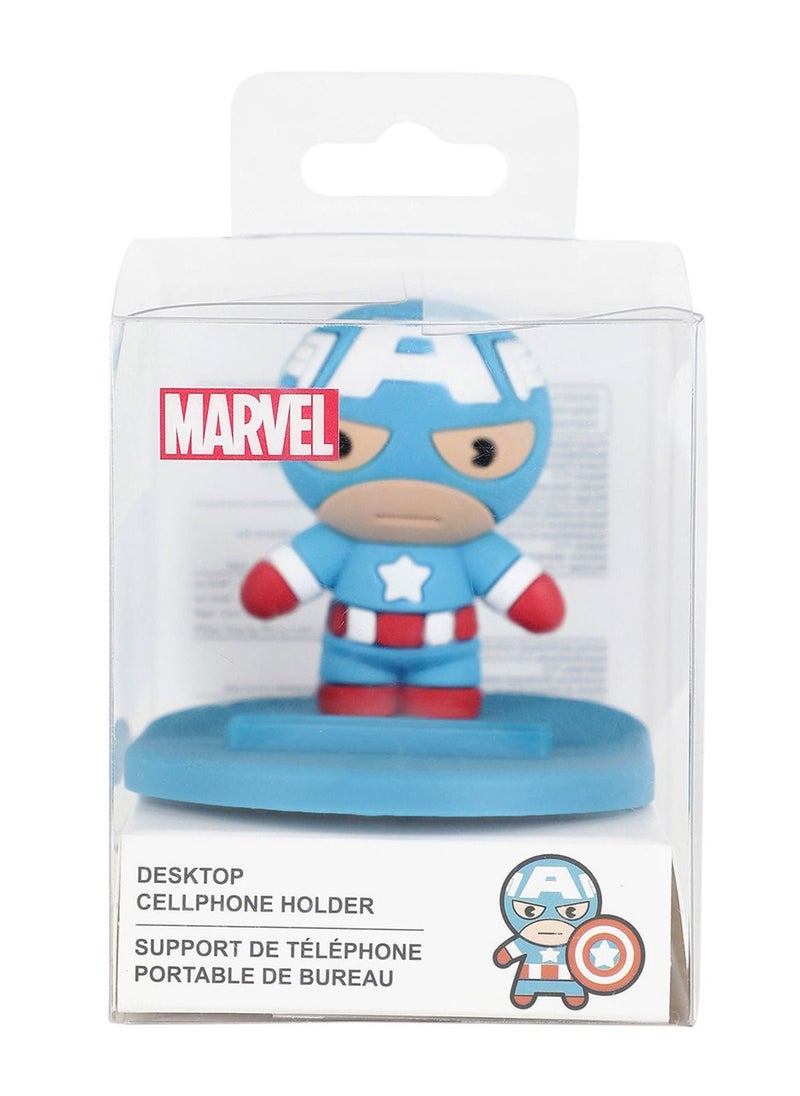 Miniso - Cute Cartoon Captain America Universal Desktop Table Mobile Phone Holder Stand for iPhone Samsung Xiaomi Huawei - Image 1