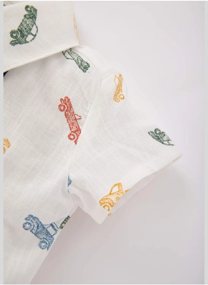 ديفاكتو BabyBoy Woven Short Sleeve Shirt