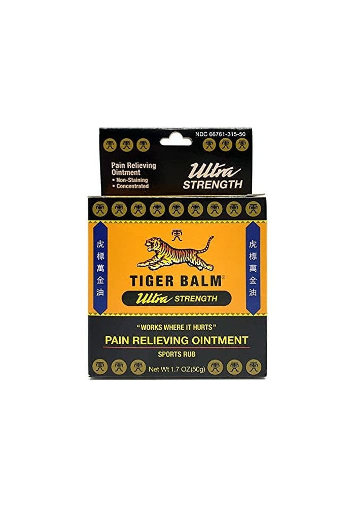 Tiger Balm Ultra Strength Sport Rub Pain Relieving Ointment - 1.70 oz (50 g) - Image 2