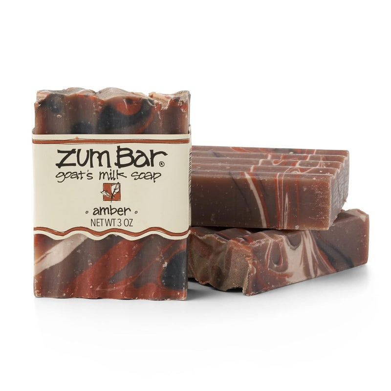 Zum Bar Goats Milk Soap  Amber  3 oz 3 Pack