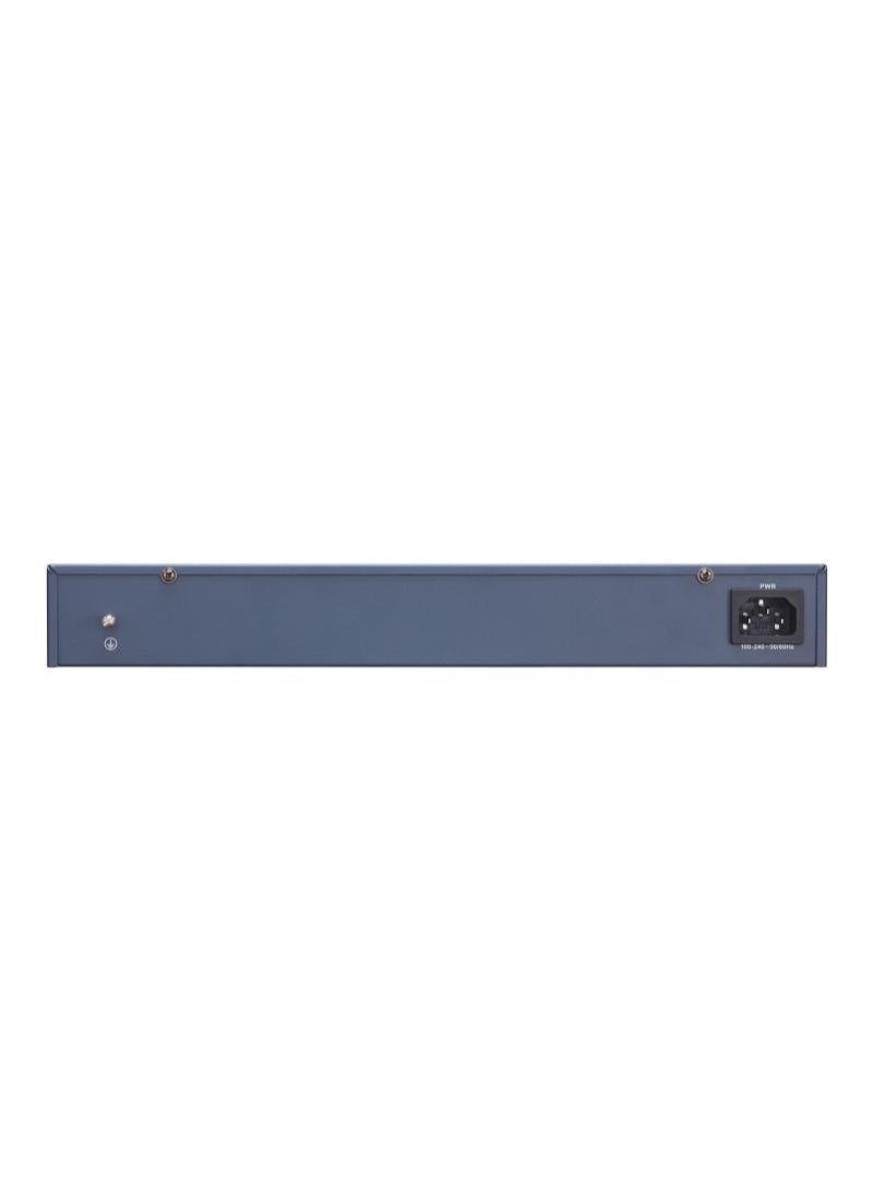 HIKVISION DS-3E0524-E(B) 24-Port Gigabit Unmanaged Ethernet Switch, 48Gbps Switching Capacity, 35.72Mpps Forwarding Rate, 8K MAC Table, Metal Housing, Fan-Free, Plug-and-Play, IEEE 802.3/802.3u/802.3x Compliant | DS-3E0524-E(B) grey - Image 2