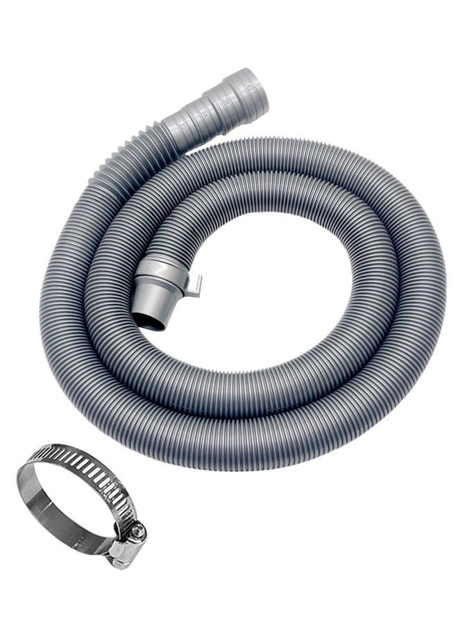 وهاواي Universal Washing Machine Drain Hose, 2M Flexible Washer Drain Hose Extension Kit with Hose Clamp, For Washing Machines, Dishwashers, outlet Hose - Image 1