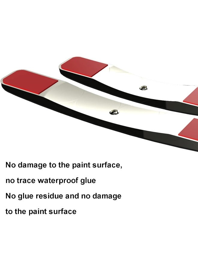 MOB 4PCS Universal Car Door Guard Reflective Protective Strips, Anti-Scratch Door Edge Protector, Shock-Absorbing Adhesive Bumper for Cars, SUVs & Jeeps - Image 4