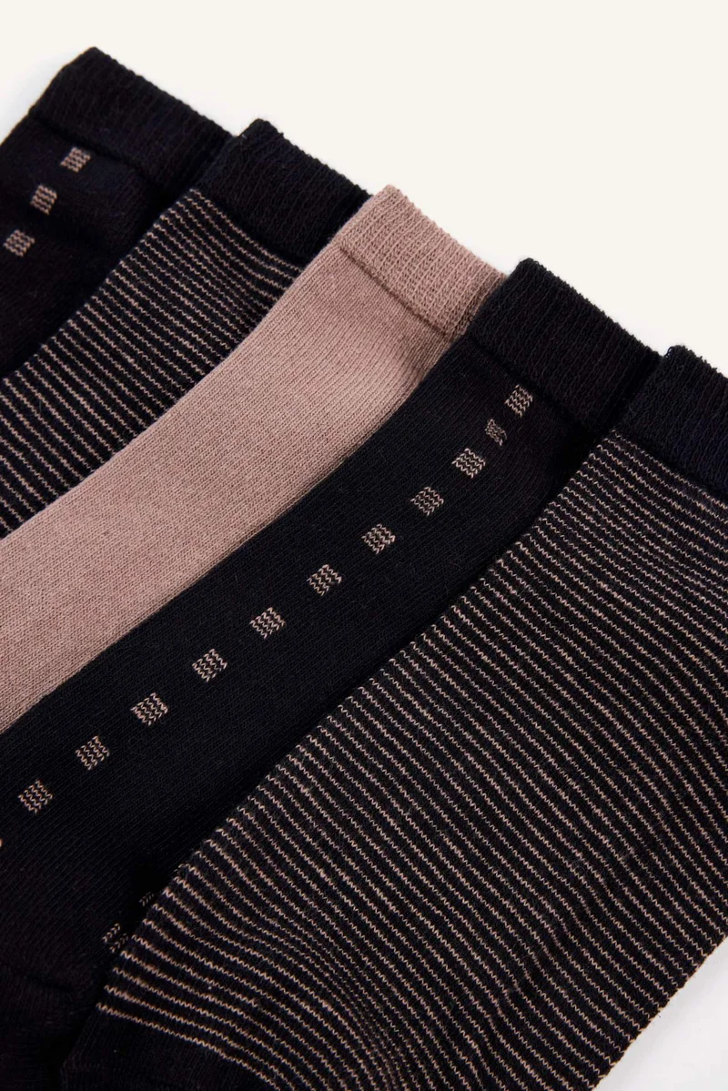 Defacto  Man 5 Piece Short Socks for Men | Best Price UAE