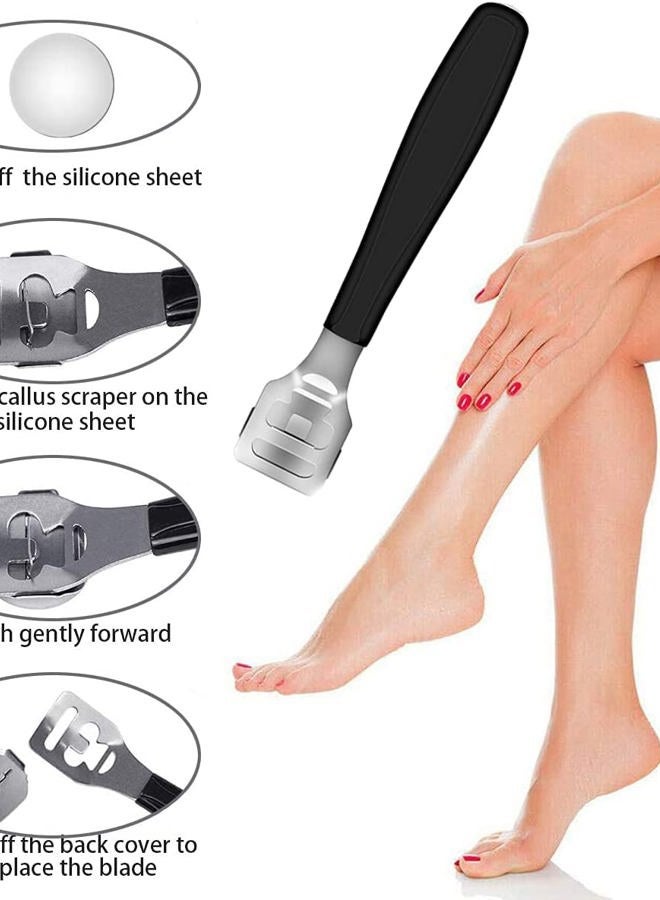 EKOCSIO Professional Pedicure Kit, 36 in 1 Stainless Steel Foot Care Kit Foot Rasp Dead Skin Remover for Home & Salon Care - Image 5