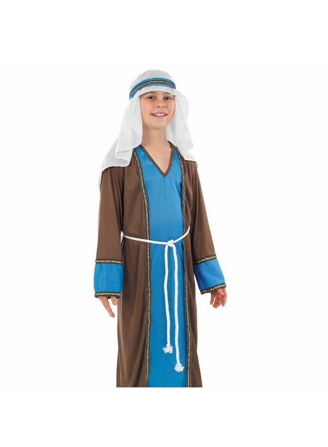 fun shack زي سانت جوزيف للأطفال من فن شاك - زي عيد الميلاد للأطفال الأولاد - مقاس متوسط - Image 3