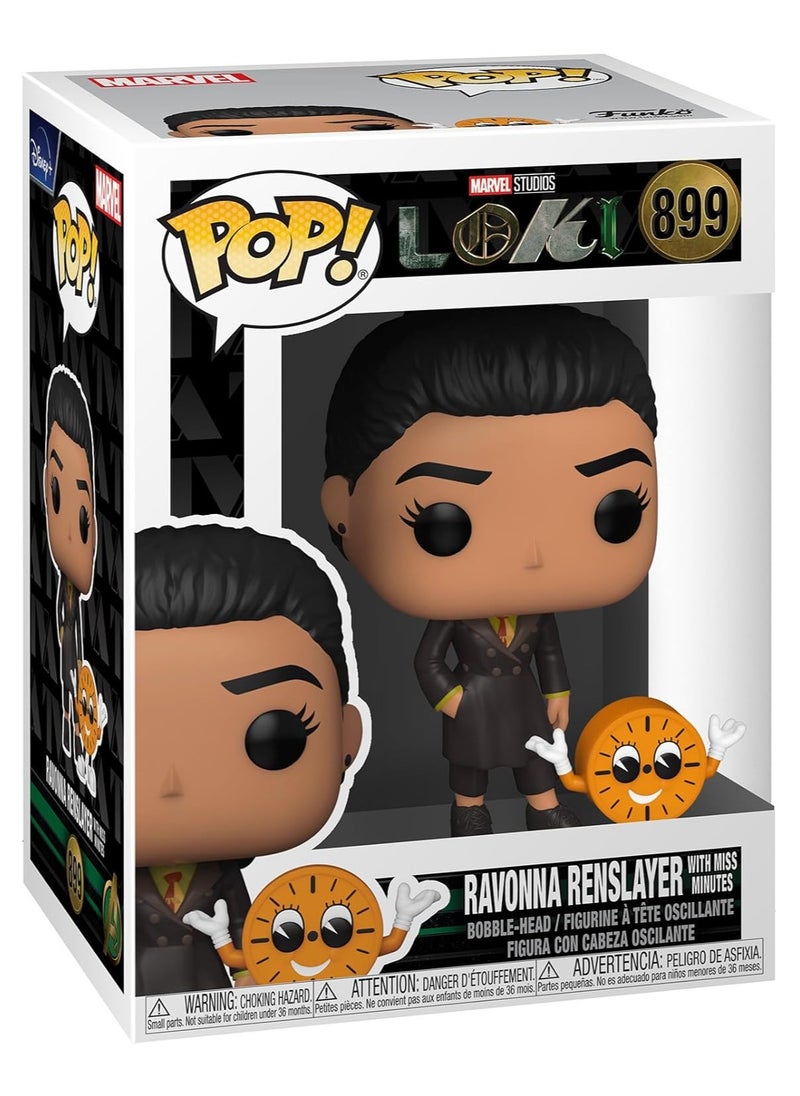 Funko - Funko POP! and Buddy: Marvel - Loki - Ravonna With Miss Minutes - Collectable Vinyl Figure - Image 1